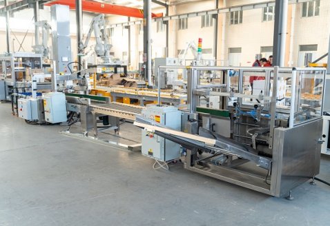 不銹鋼防爆開(kāi)封箱捆扎包裝線